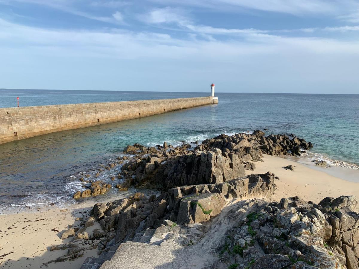 Duplex Vue Mer - Plage A 100M- 4 Lits - Parking Sous Sol Audierne Exterior foto